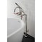 Aqua Vintage CCK8106DKL Freestanding Tub Faucet with Supply Line, Stop Valve, Polished Nickel CCK8106DKL - alternate 3